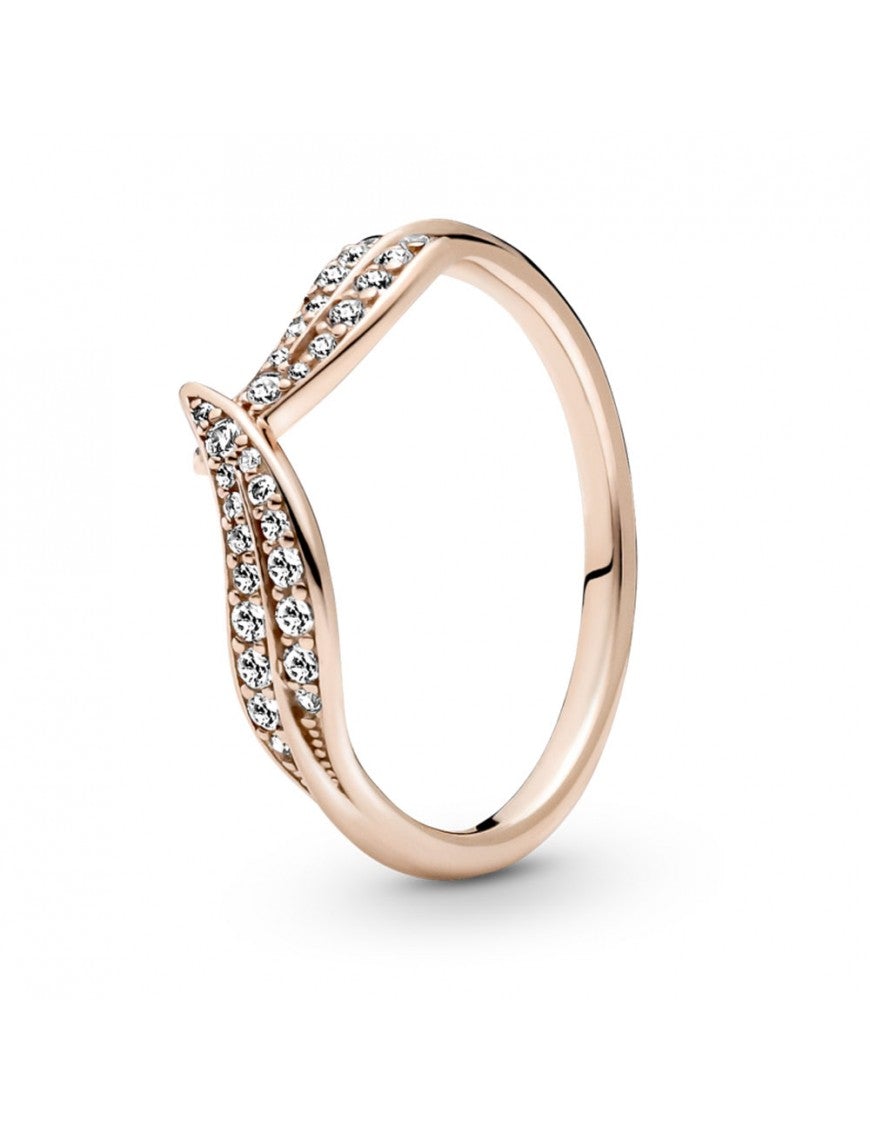 Pandora Sparkling Leaves Ring