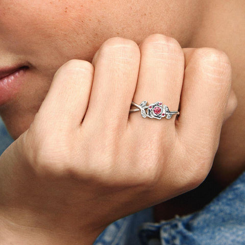 Pandora Disney Beauty and the Beast Rose Ring