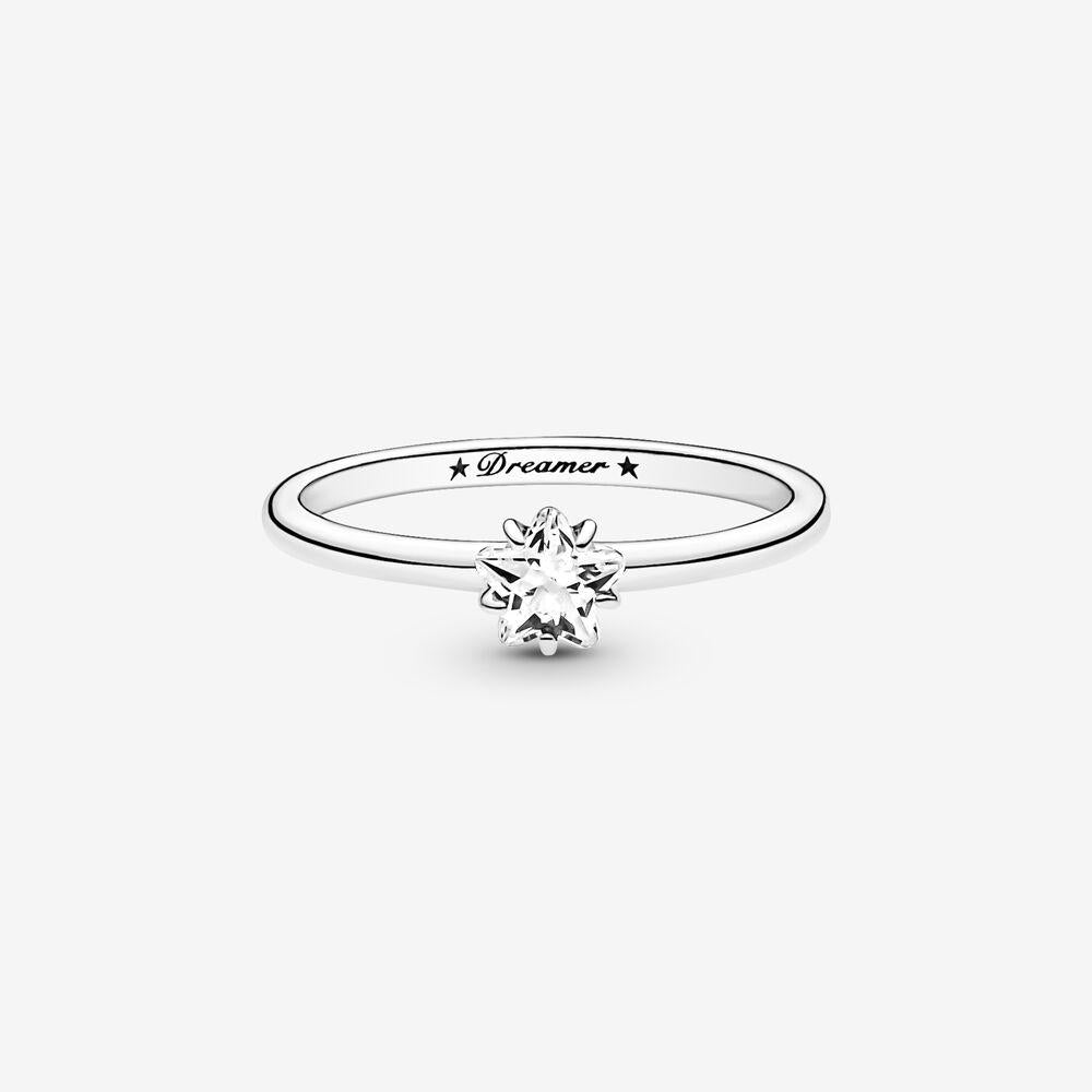 Pandora Celestial Sparkling Star Solitaire Ring