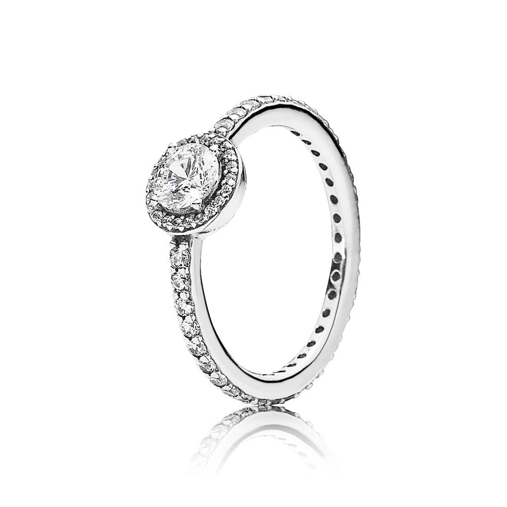 Pandora Classic Elegance Clear Cz Ring