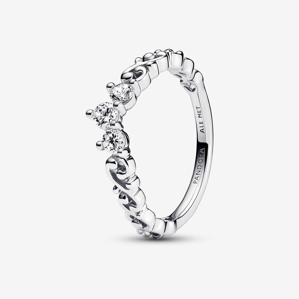 Pandora Regal Swirl Tiara sterling silver Ring