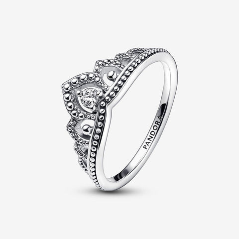 Pandora Regal Beaded Tiara Ring 