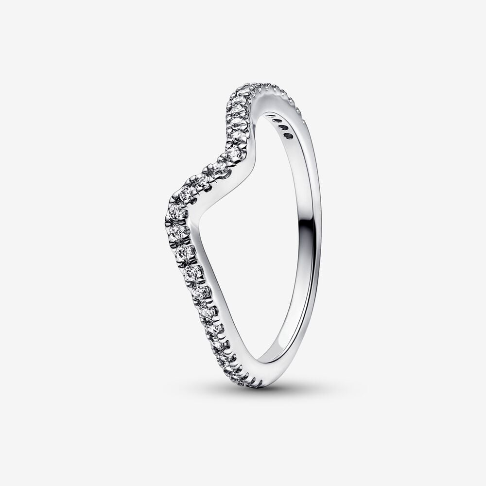 Pandora Sparkling Wave Ring 192539C01