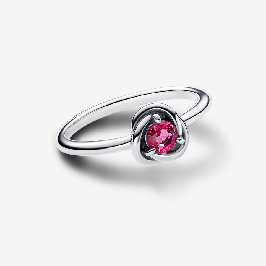 Pandora October Pink Eternity Circle Ring