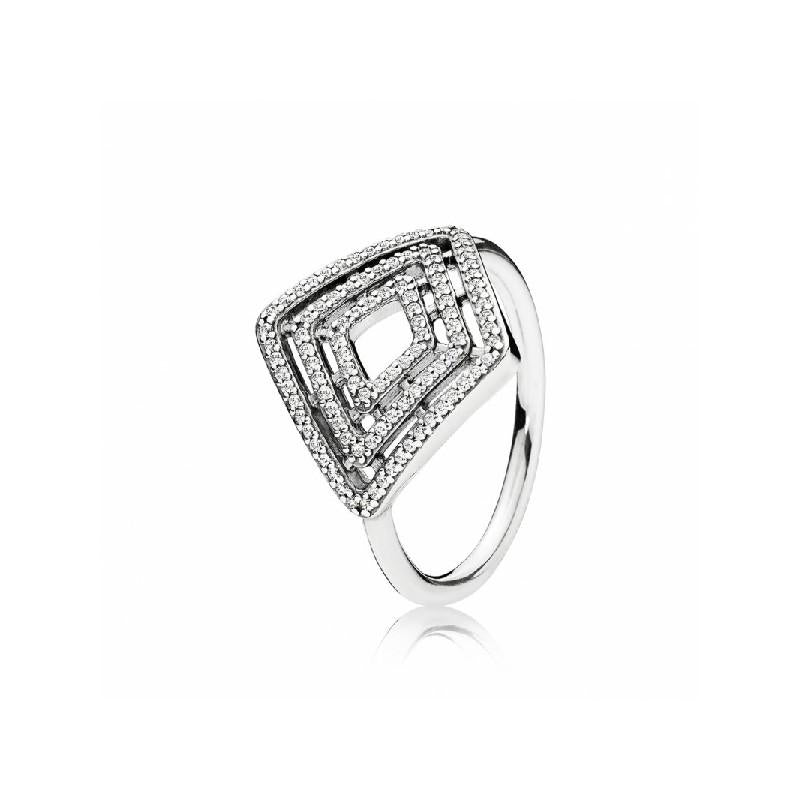 Pandora Geometric Lines Ring