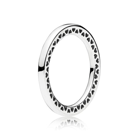Pandora Ring In Sterling Silver With Cut-Out Hearts