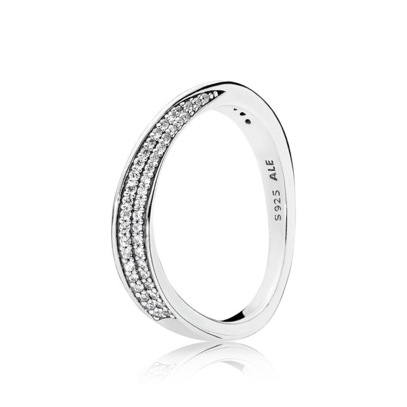 Pandora Pave Wave Ring