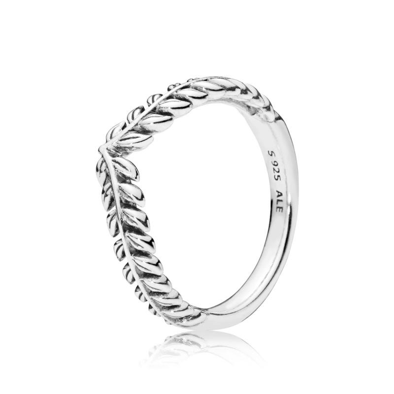 Pandora Seeds Wishbone Ring In Sterling Silver