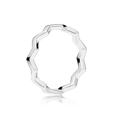 Pandora Zigzag Ring In Sterling Silver