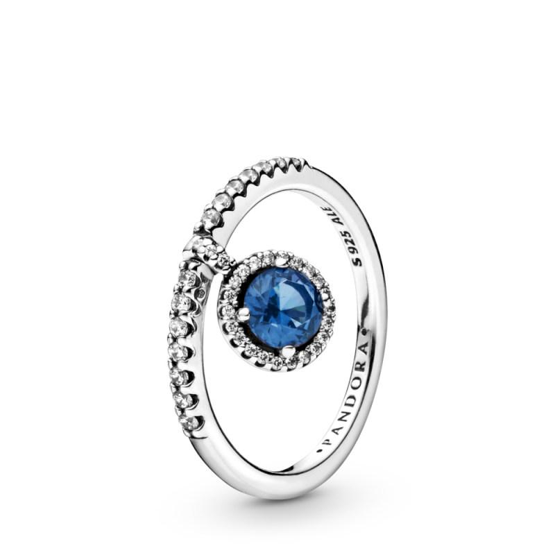 Pandora Dangling Round Sparkle Ring