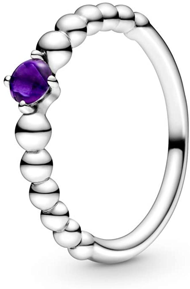 Pandora Purple Beaded Ring