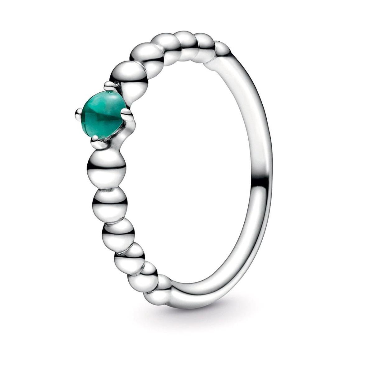 Pandora Rainforest Green Beaded Ring