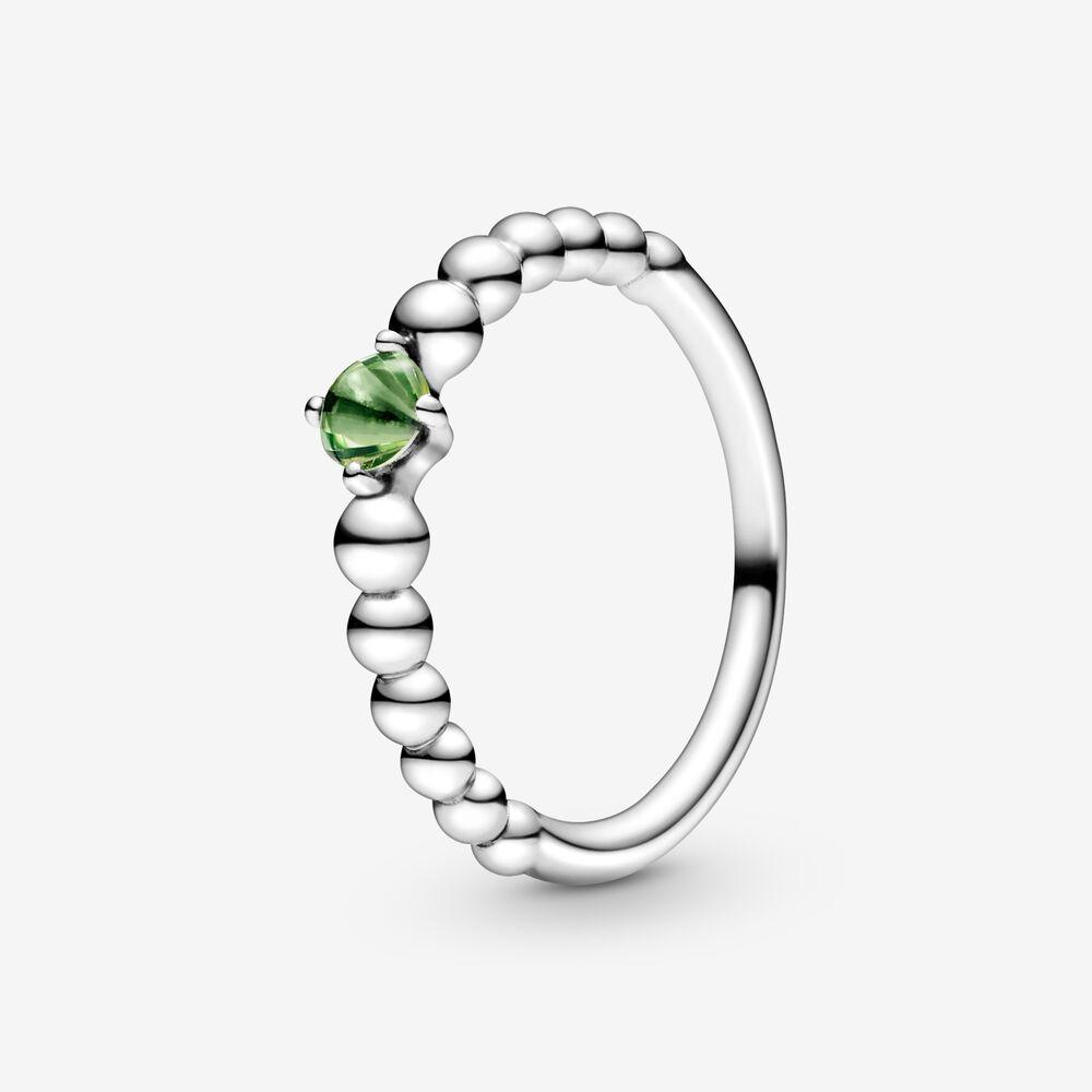 Pandora Spring Green Beaded Ring