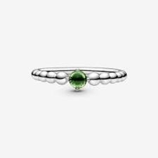 Pandora Spring Green Beaded Ring