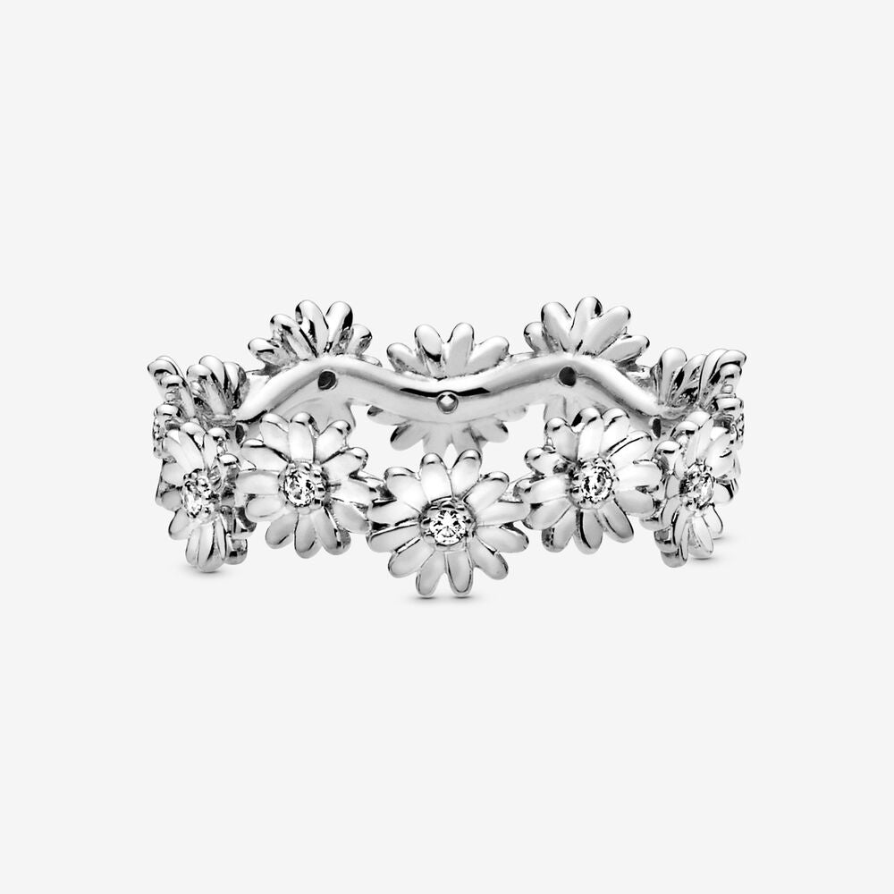 Pandora Sparkling Daisy Flower Crown Ring