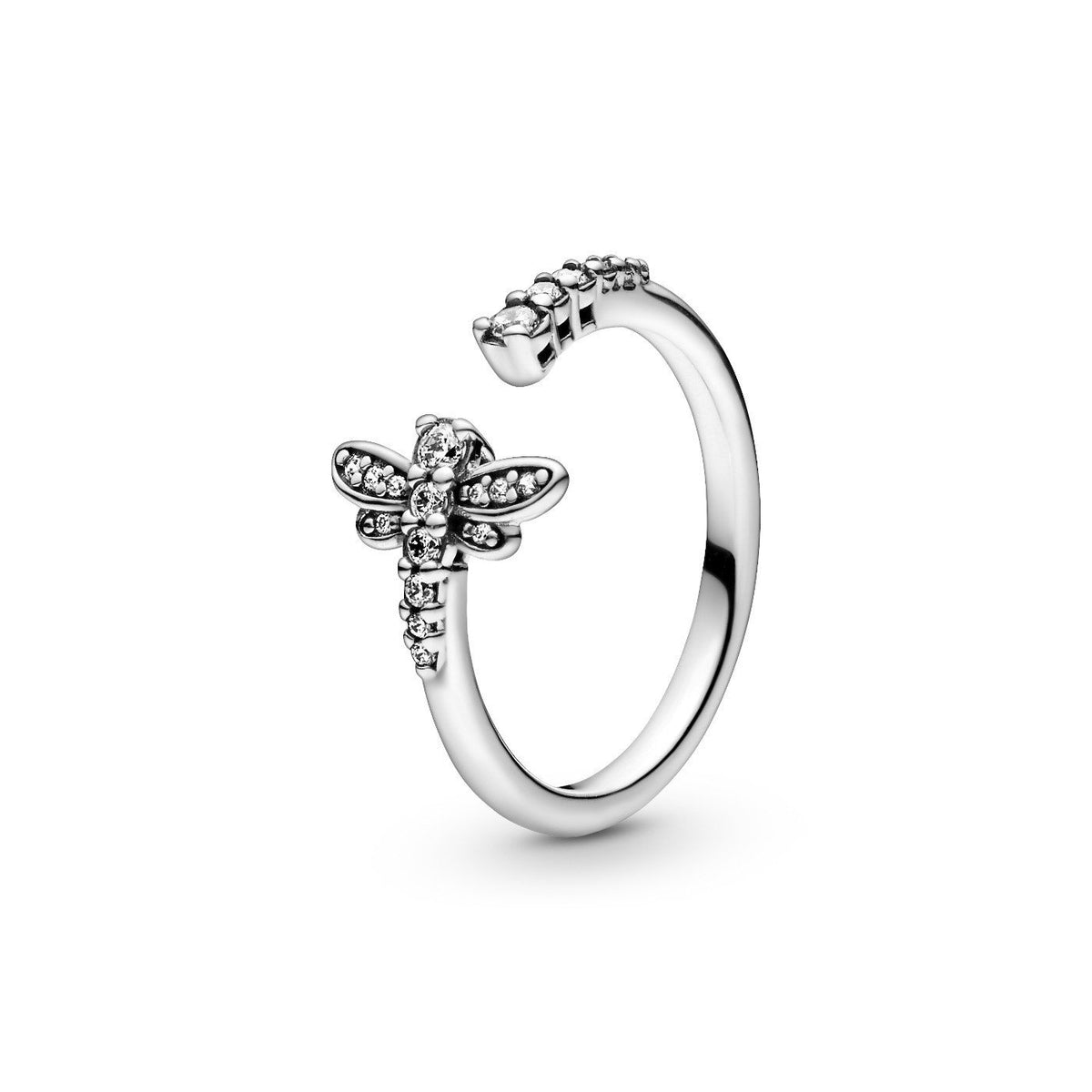 Pandora Sparkling Dragonfly Open Ring