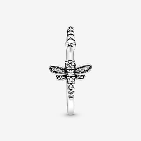 Pandora Sparkling Dragonfly Open Ring