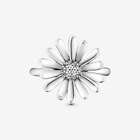 Pandora Pave Daisy Flower Statement Ring