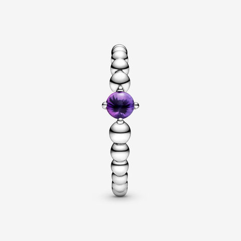 Pandora February Birthstone Beaded Ring