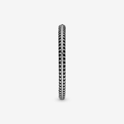 Pandora ME Black Pave Ring