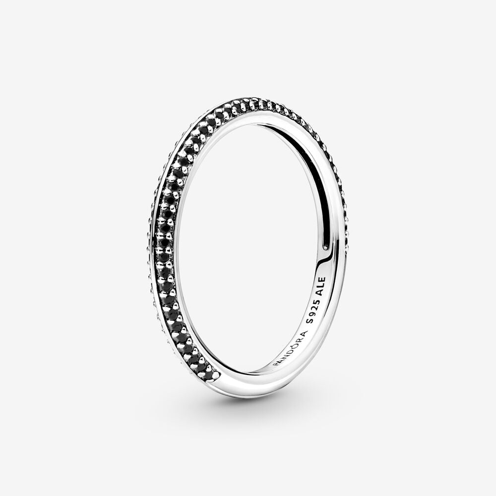 Pandora ME Black Pave Ring