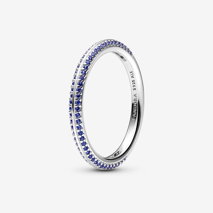 Pandora ME Blue Pave Ring