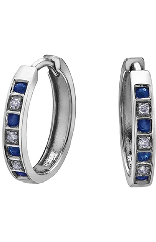 10KW Sapphire & Diamond Earring 20011