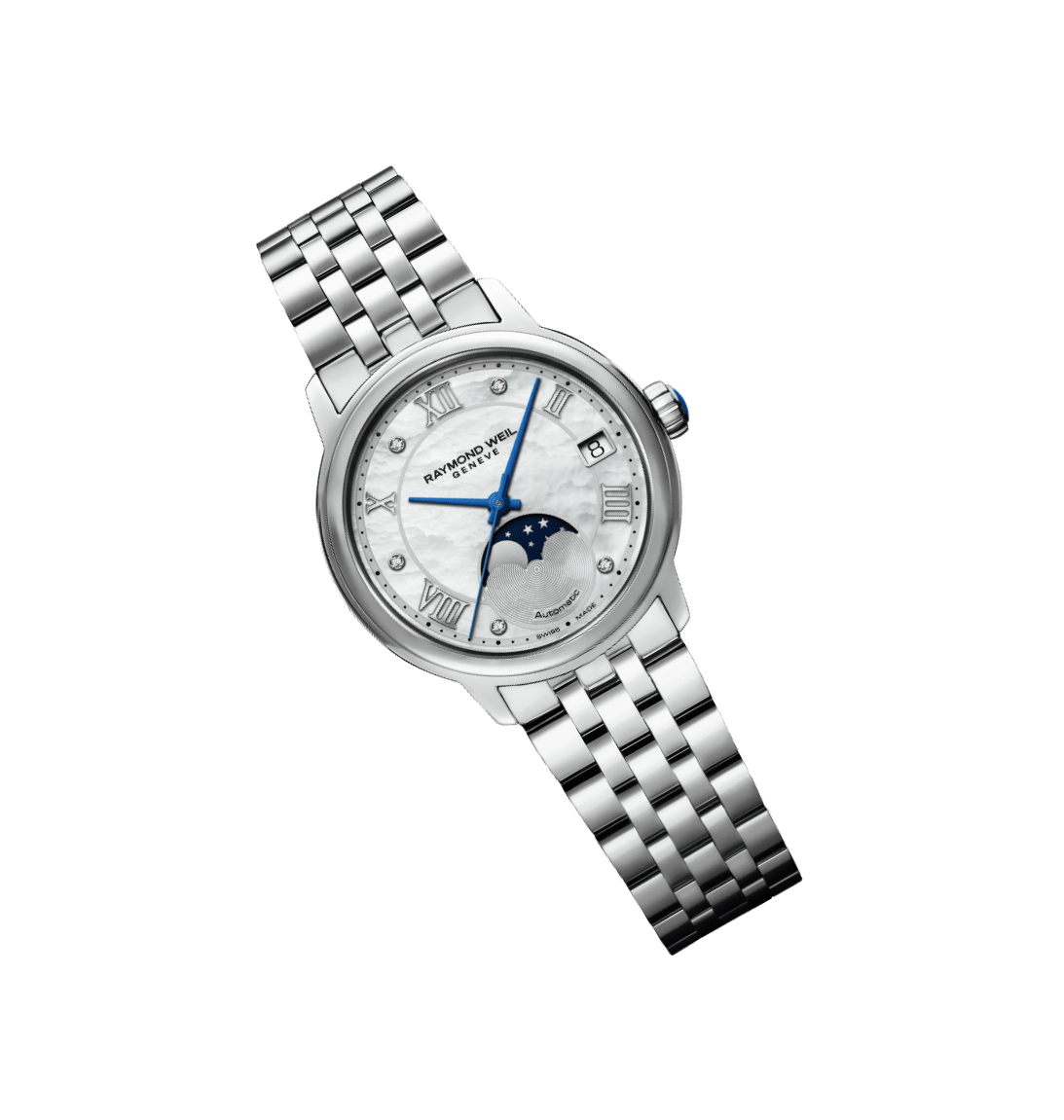 Raymond Weil Maestro Mechanical Womens Watch 2139-ST-00965