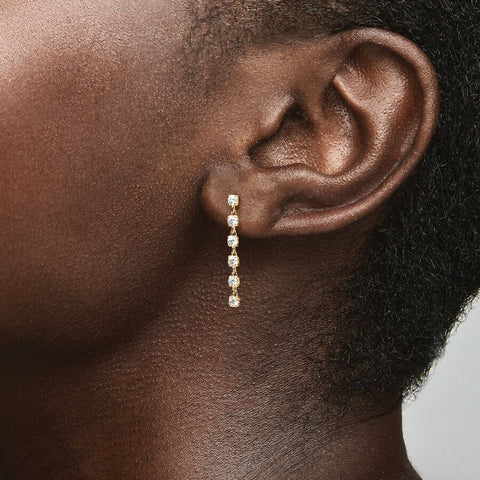 Pandora Sparkling Stones Drop Earrings