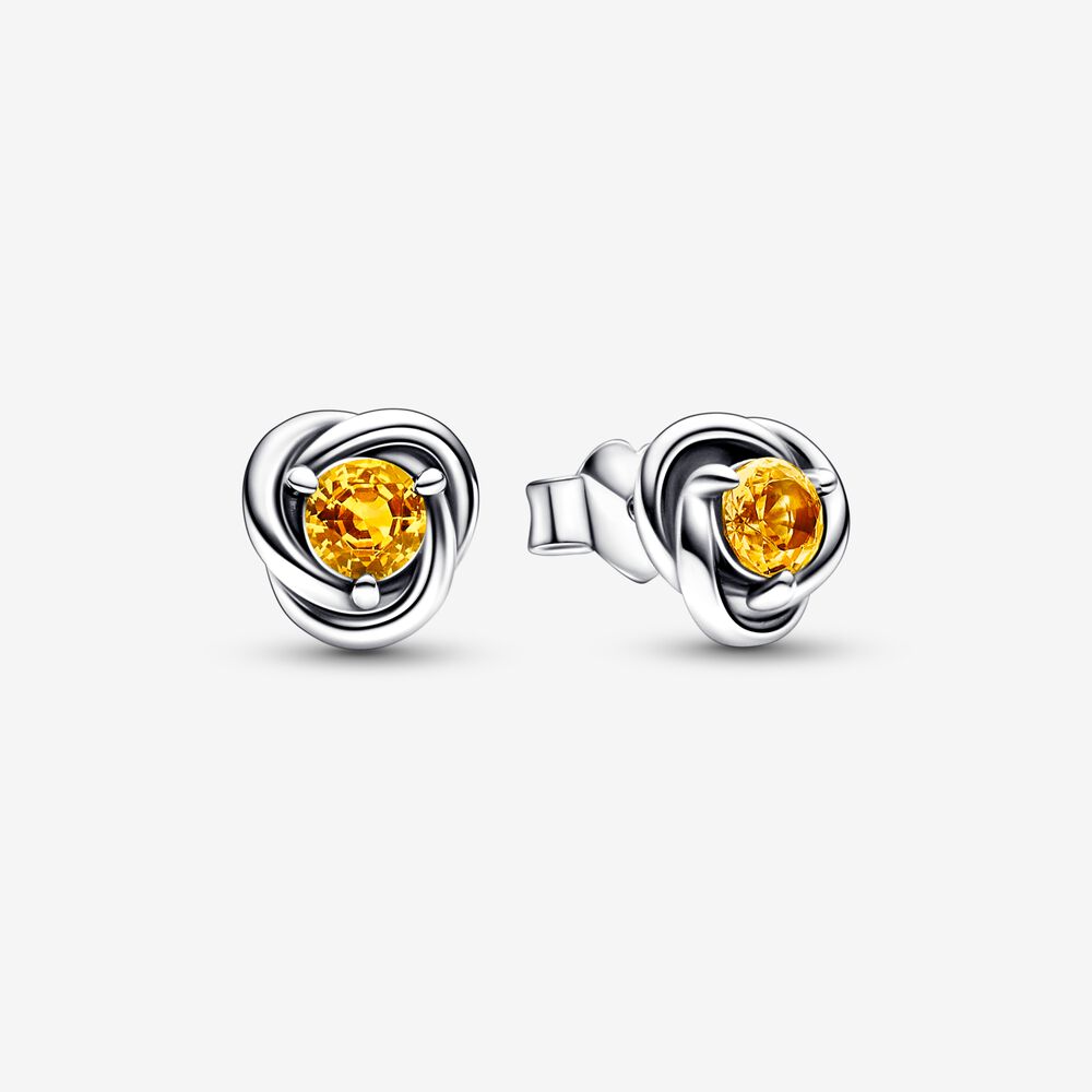 Pandora Honey Eternity Circle Stud Earrings