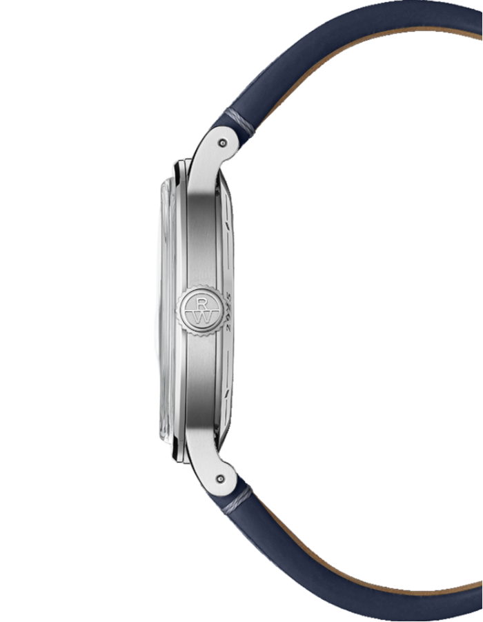 Raymond Weil Millesime Men’s Automatic Blue Leather Strap Watch 2925-stc-50001