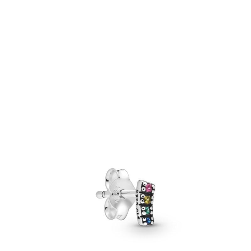 Pandora Rainbow Sterling Silver Stud Earring