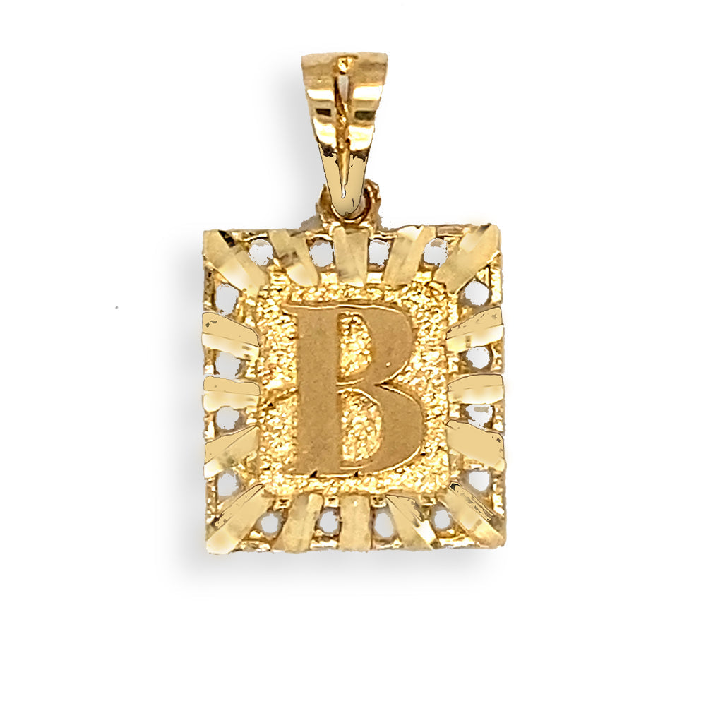 10 karat online gold initial necklace