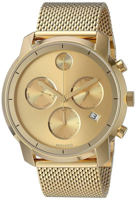 Movado Bold Quartz Chronograph Mens Watch 3600372
