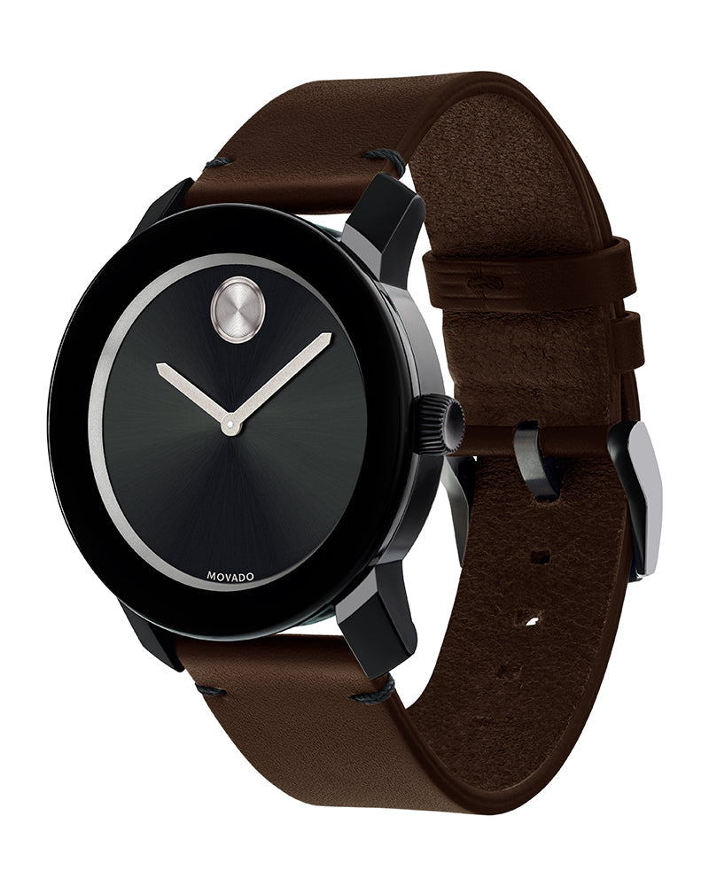 Movado Bold Leather Men&#39;s Watch 3600443
