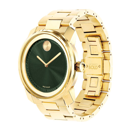 Movado Bold Gold IP Men&#39;s Watch 3600582