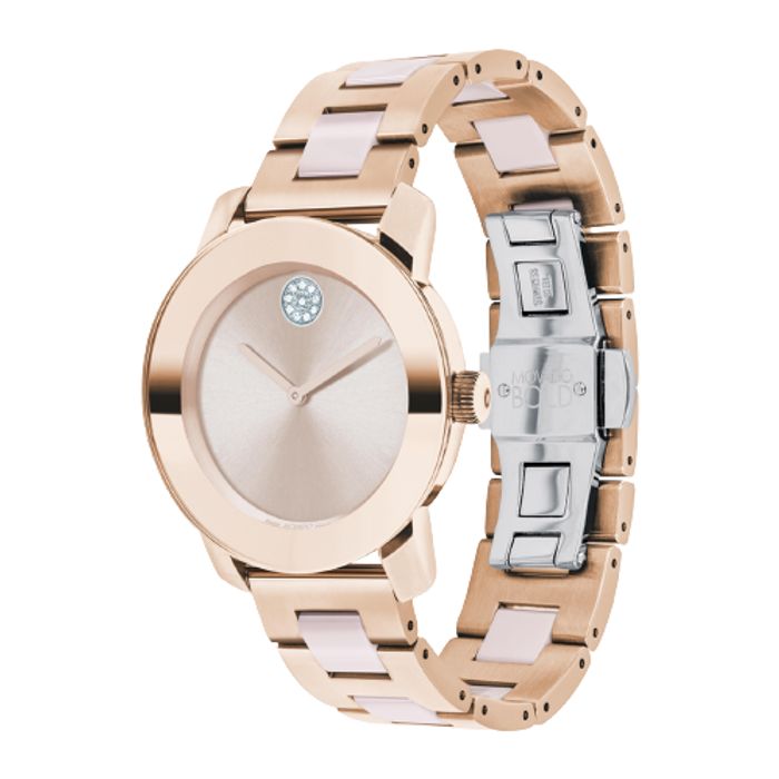 Movado Bold Ceramic Quartz Women&#39;s Watch 3600799