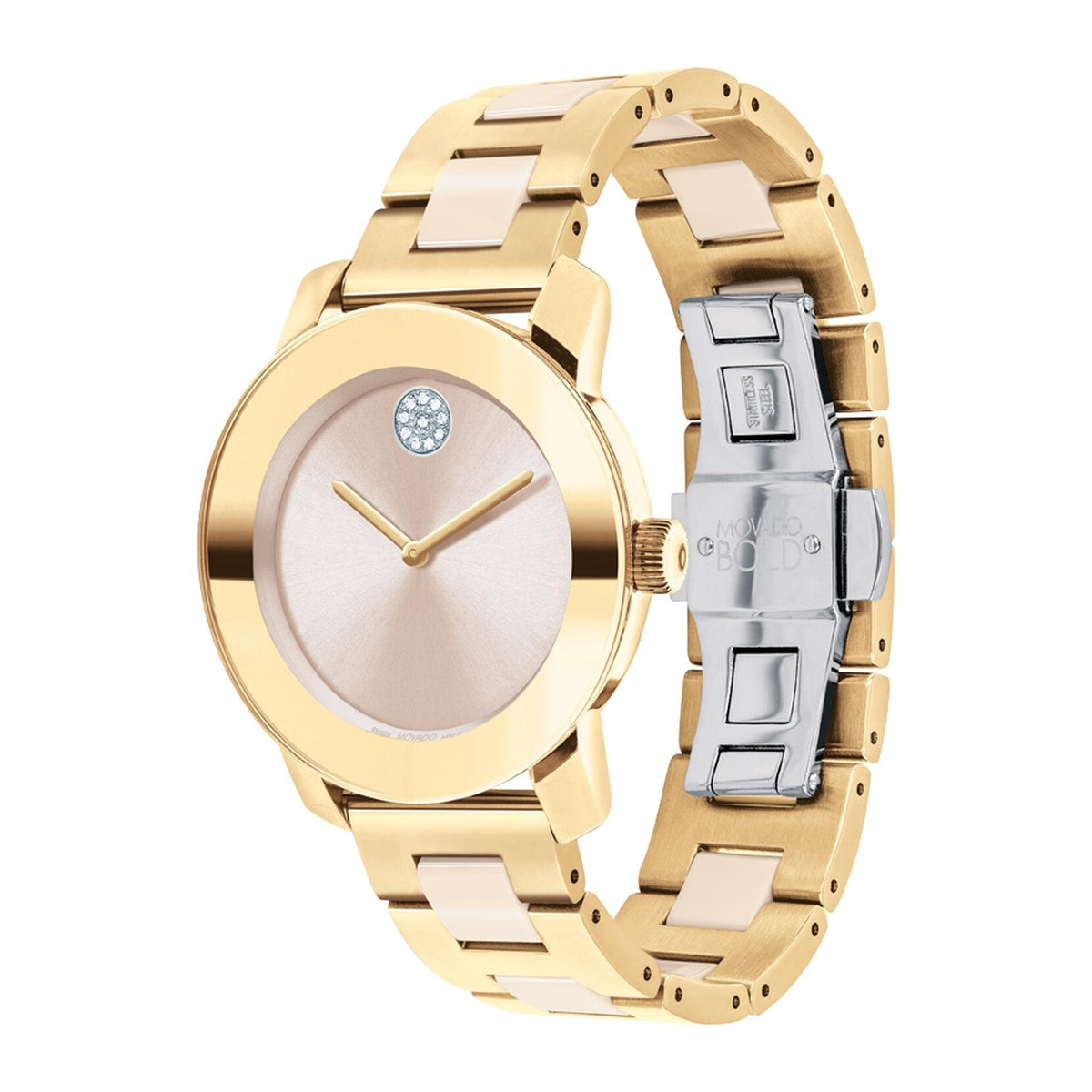 Movado Bold Ceramic Quartz Women&#39;s Watch 3600800