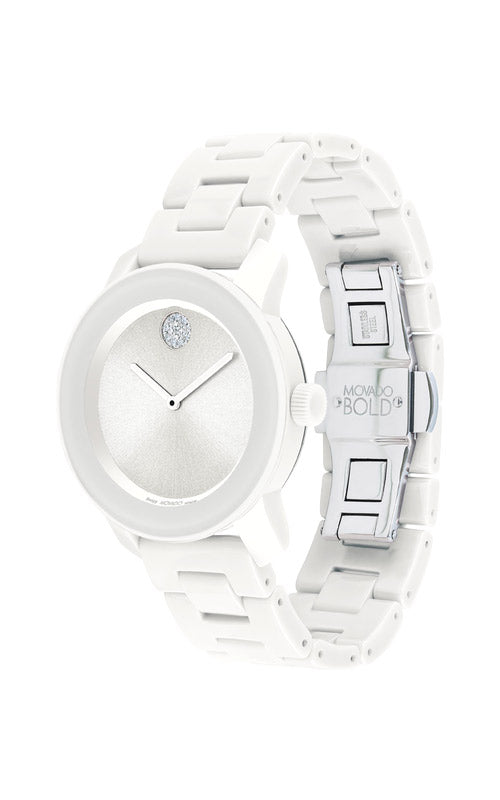 Movado Bold Ceramic Quartz Women&#39;s Watch 3600802