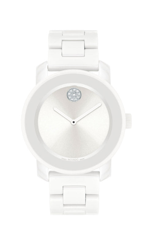 Movado Bold Ceramic Quartz Women&#39;s Watch 3600802