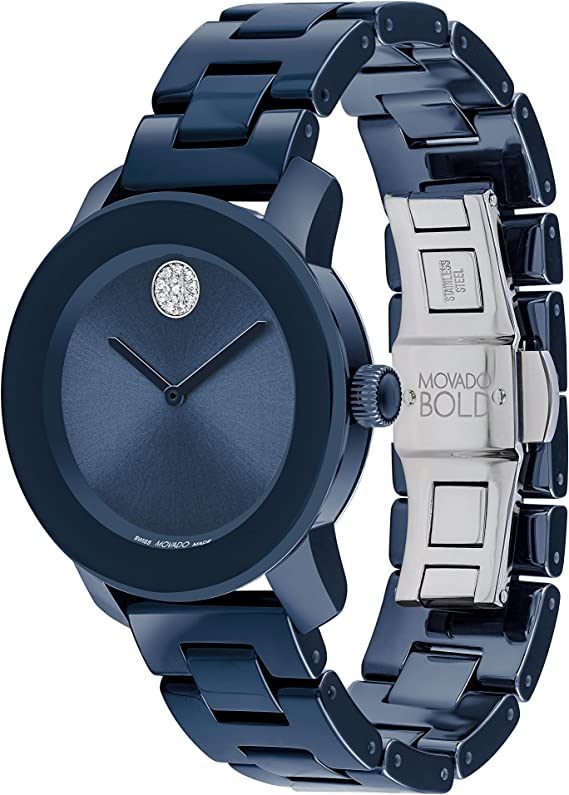 Movado Bold Ceramic Quartz Women&#39;s Watch 3600805