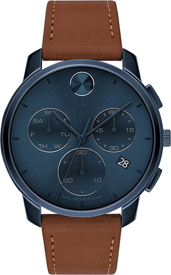 Movado Bold Thin Quartz Men&#39;s Watch 3600834