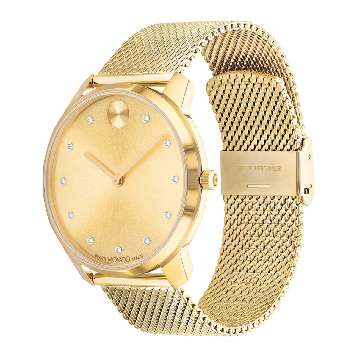 Movado Bold Thin Quartz Men&#39;s Watch 3600903