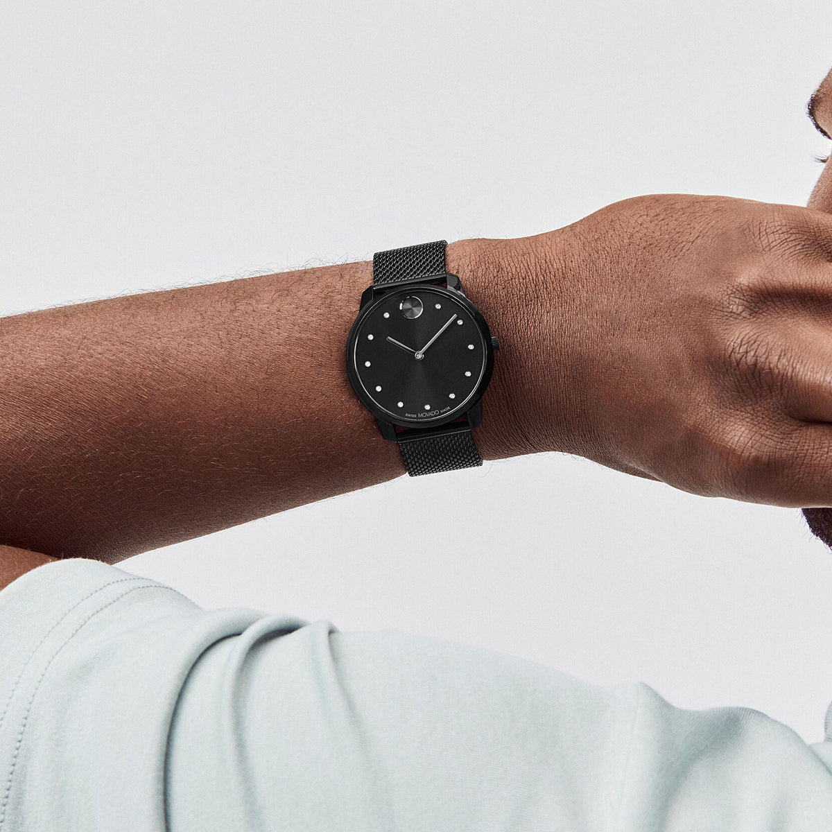 Movado Bold Thin Quartz Men&#39;s Watch 3600904