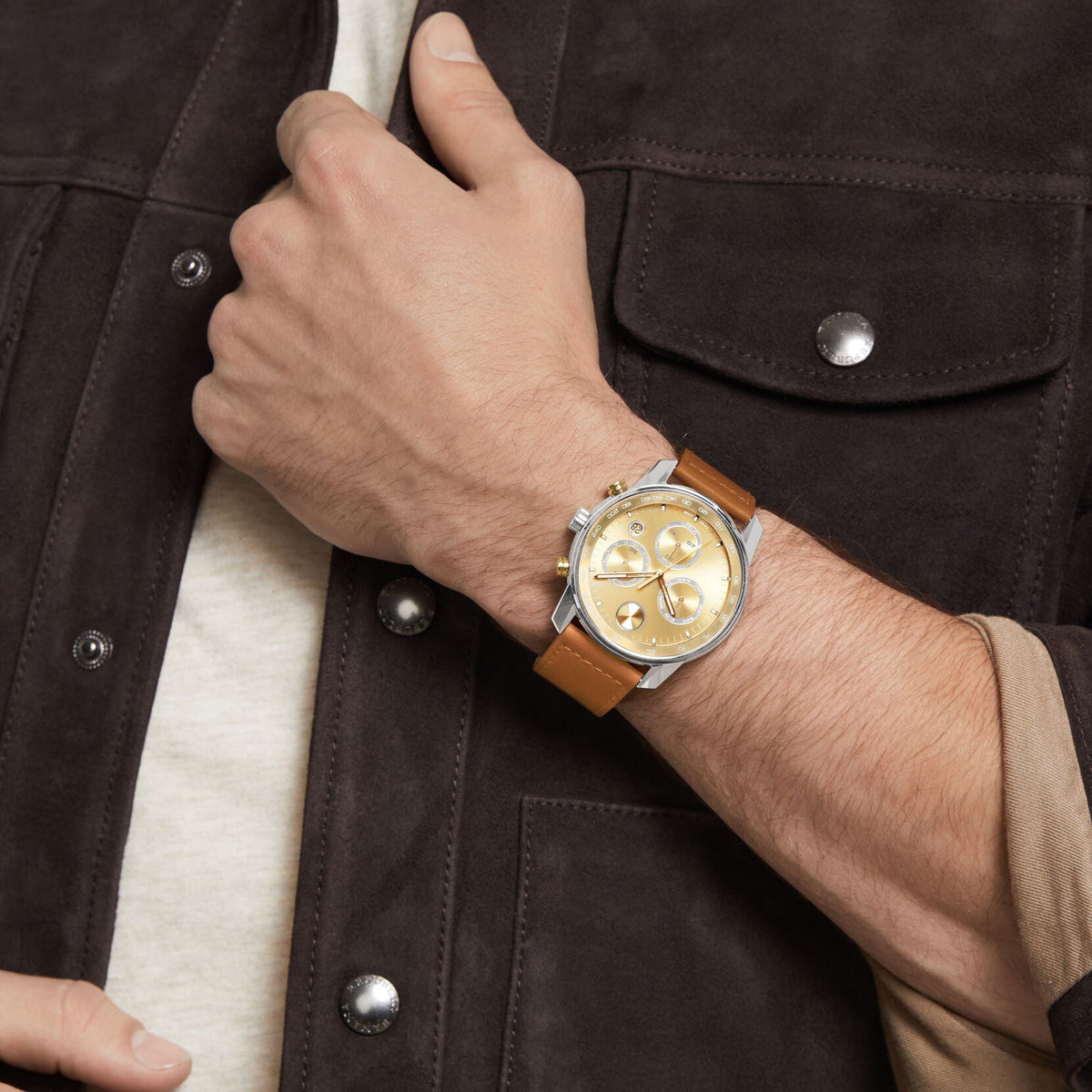 Movado Bold Verso Quartz Mens Watch 3600908