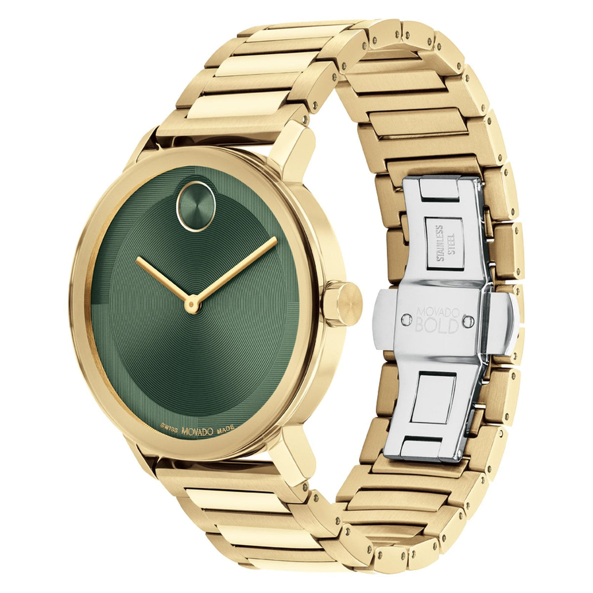 新品 MOVADO BOLD ゴールド メッシュベルト 腕時計 3600833 新品 MOVADO BOLD ゴールド メッシュベルト 腕時計 3600833