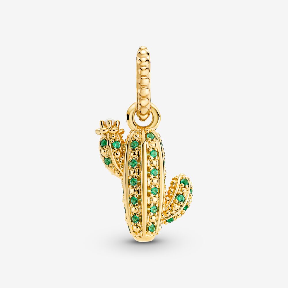 Pandora Sparkling Desert Cactus Pendant 