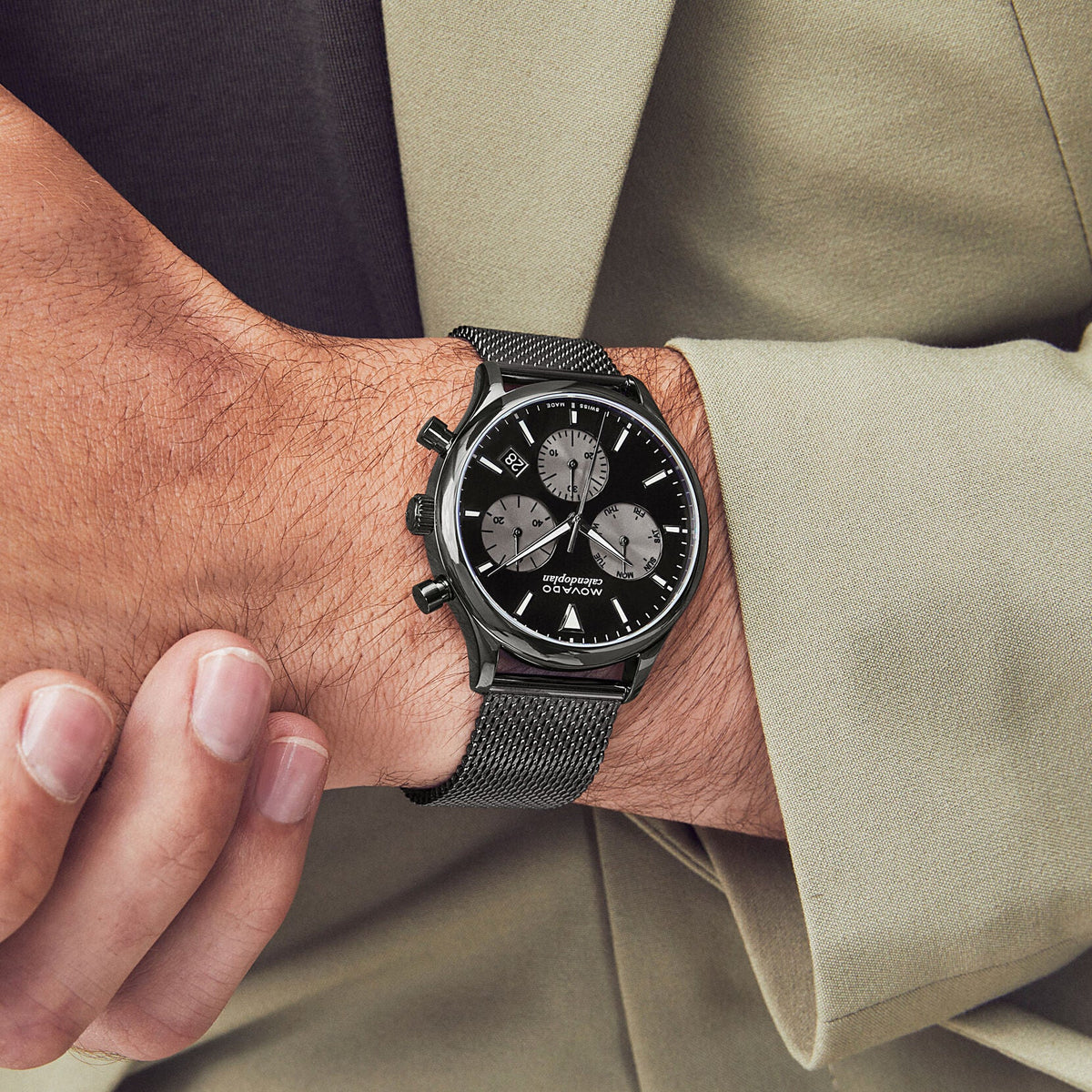 Movado Heritage Series Quartz Men&#39;s Watch 3650153