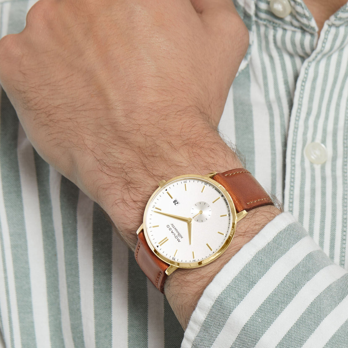 Movado Heritage Series Quatrz Mens Watch 3650154