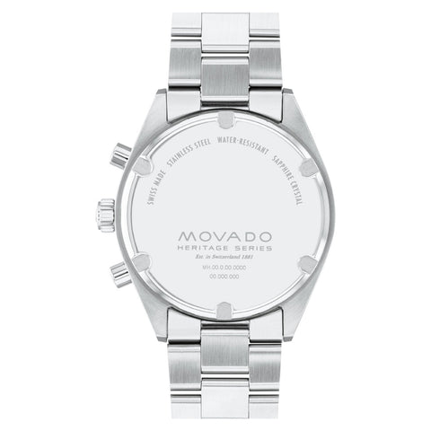 Movado Heritage Series Datron Quartz Mens Watch 3650179
